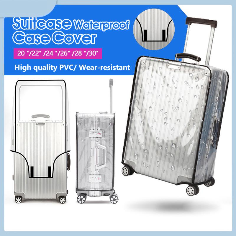 Luggage Protective Cover Transparent - Przezroczysty pokrowiec na bagaż podróżny, wodoodporny