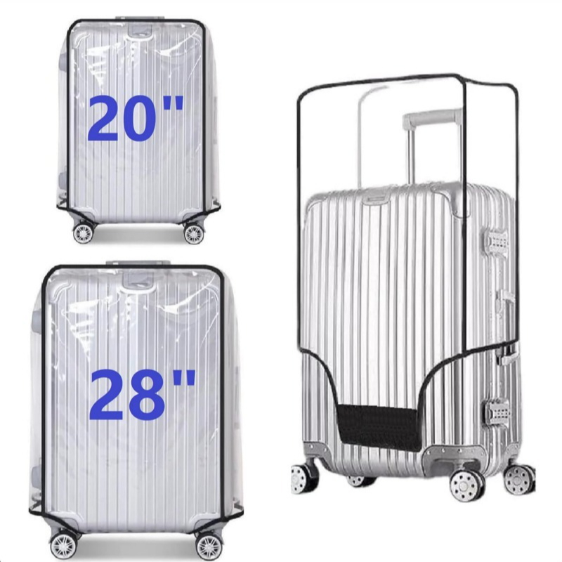 Luggage Protective Cover Transparent - Wodoodporny Pokrowiec na Walizkę na Kółkach