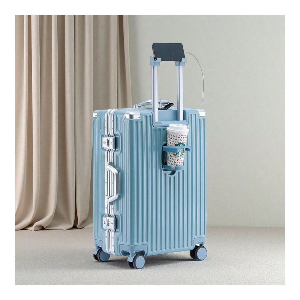 Aluminum Frame Carry On Luggage - Zestaw 20 24 walizek z aluminiową