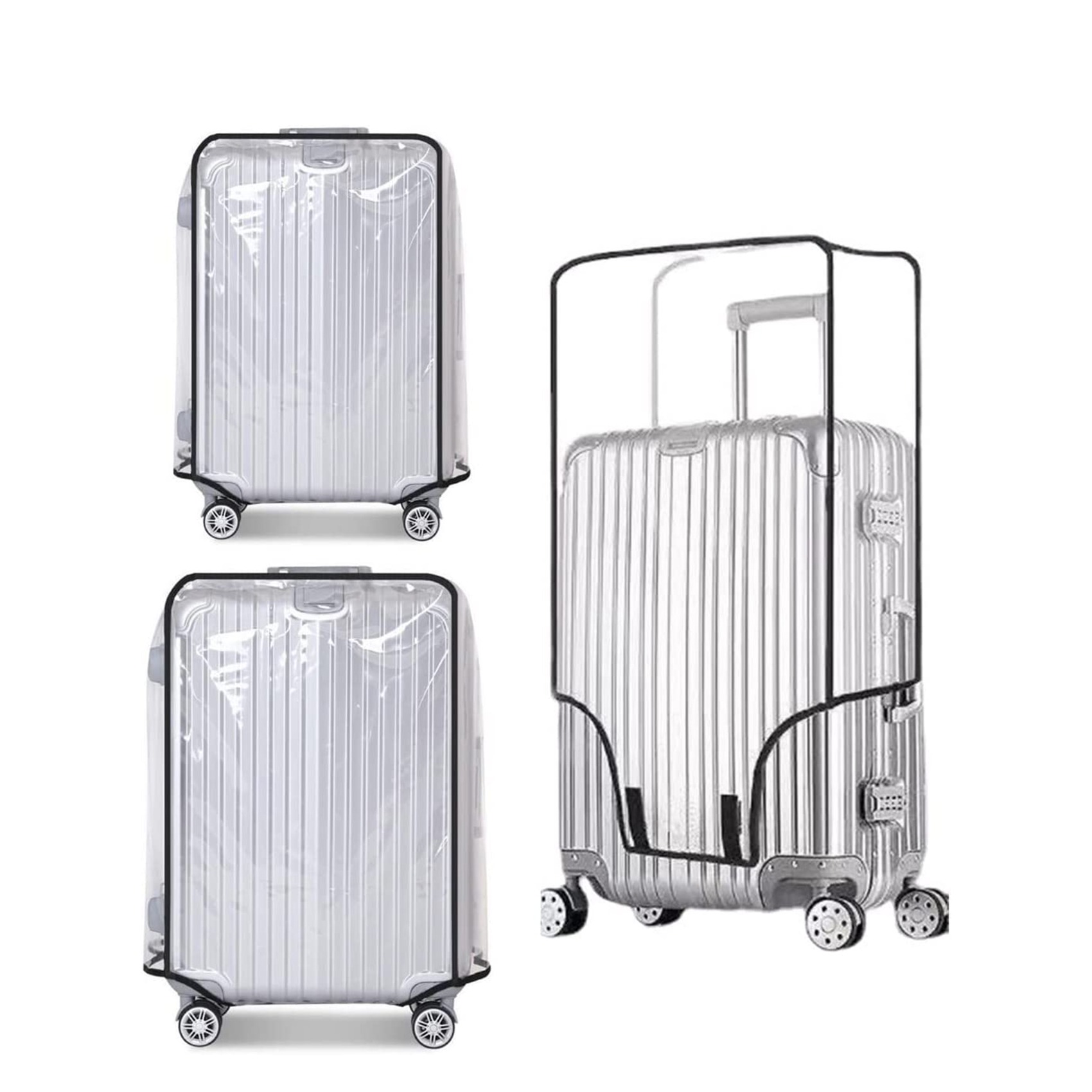 Waterproof Suitcase Cover Protector - Nowa, w pełni przezroczysta osłona ochronna