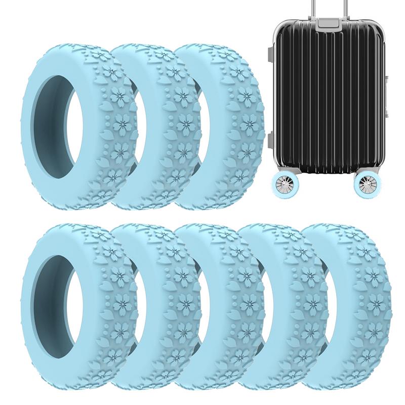 Waterproof Suitcase Cover Protector - Pokrowce na koła bagażowe 8X Silikonowe