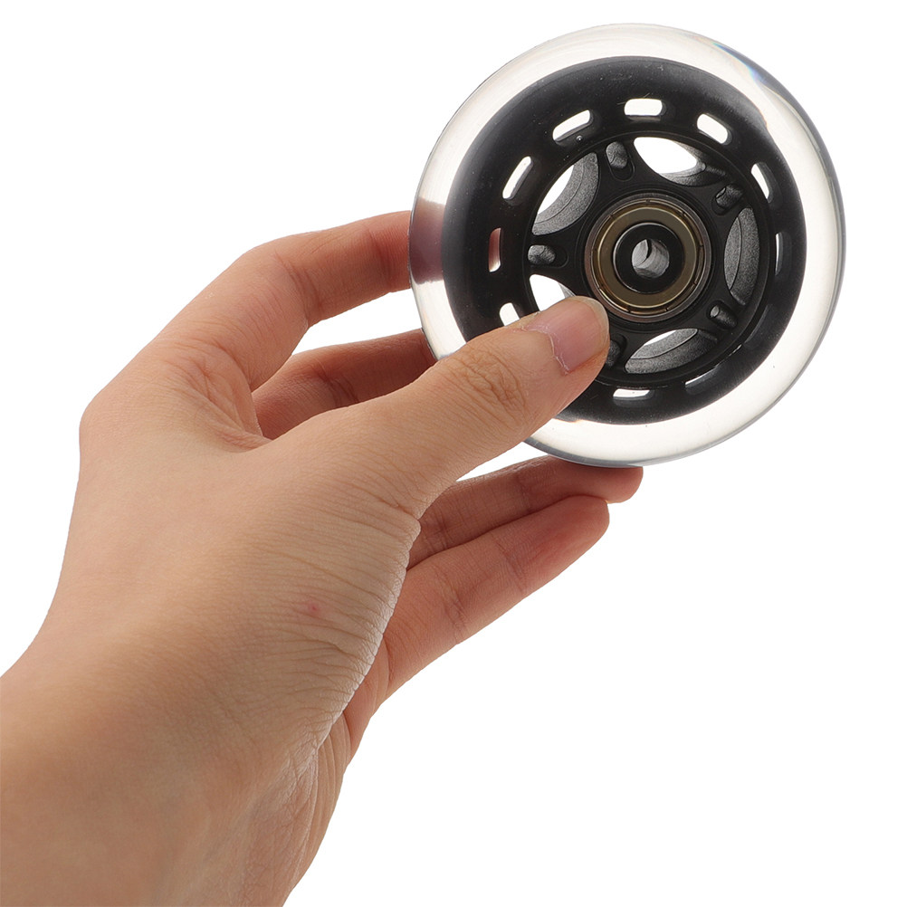 Silent Replacement Luggage Wheels - 4 szt. Przezroczyste zamienne kółka do
