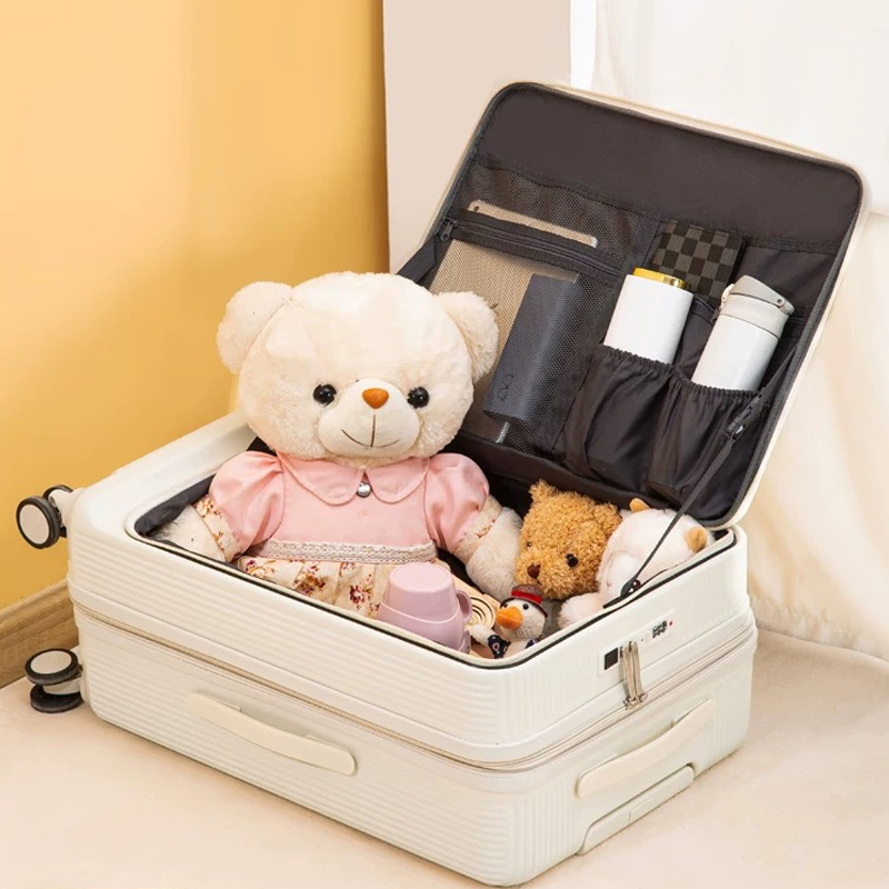 Front Opening Laptop Luggage 24 Inch - Gorący! Nowy 20/22/24/26/28 calowy damski wózek