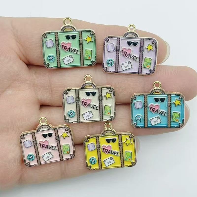 Handbags - 10 szt. Modne emaliowane zawieszki z