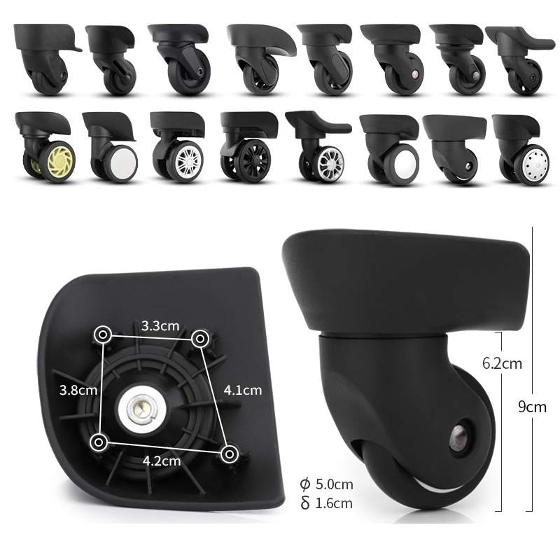 Silent Replacement Luggage Wheels - Kółka do walizki Samsonite, akcesoria zamienne,
