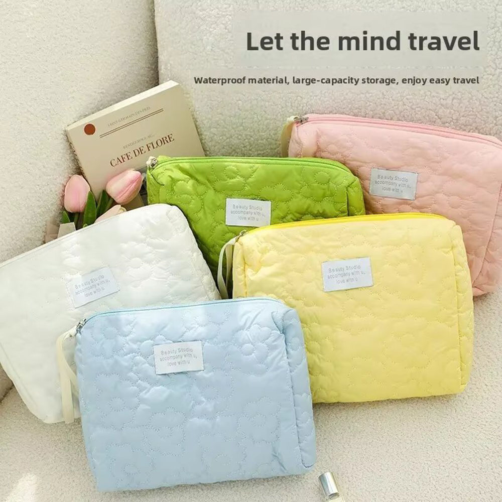 Cosmetic Bags - Nowa kosmetyczka damska z kwiatowym wzorem,