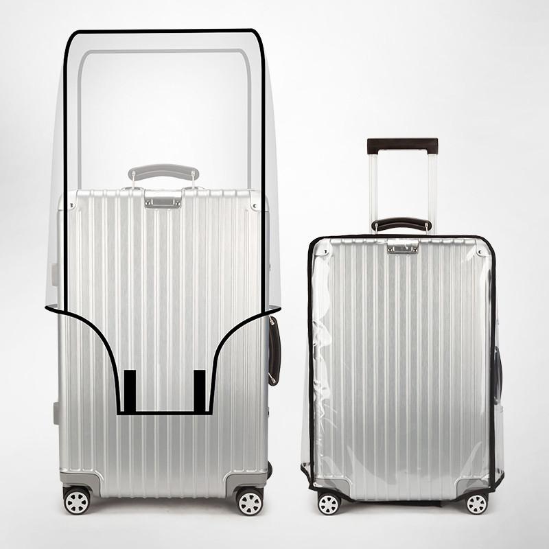 Waterproof Suitcase Cover Protector - Wodoodporny, przezroczysty pokrowiec na walizkę z