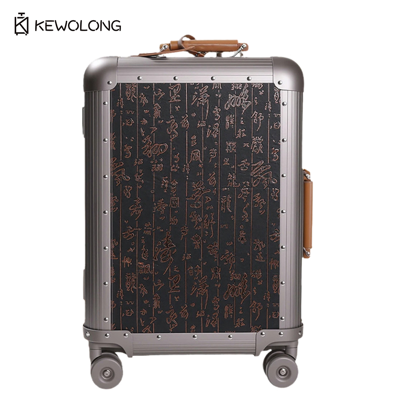Spinner Wheel Rolling Suitcase 20 Inch - Walizka na kółkach z pełnego stopu