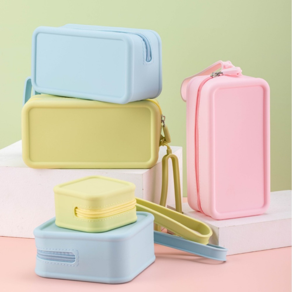 Cosmetic Bags - Przenośna silikonowa portmonetka na monety, duża