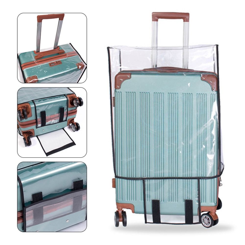 Luggage Protective Cover Transparent - Przezroczyste wodoodporne pokrowce ochronne z PVC