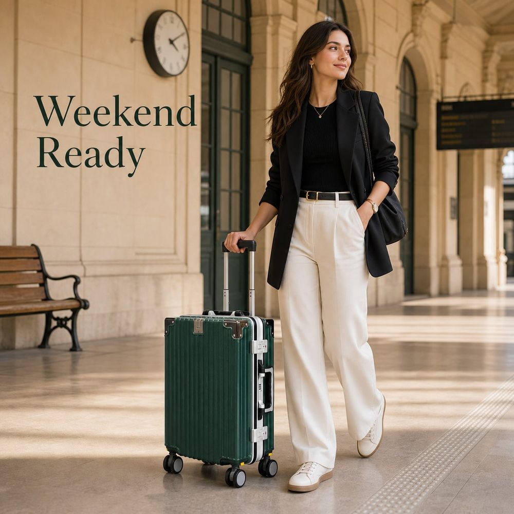 Walizka podręczna zatwierdzona – Aluminum Frame Carry On Luggage recenzja i cena