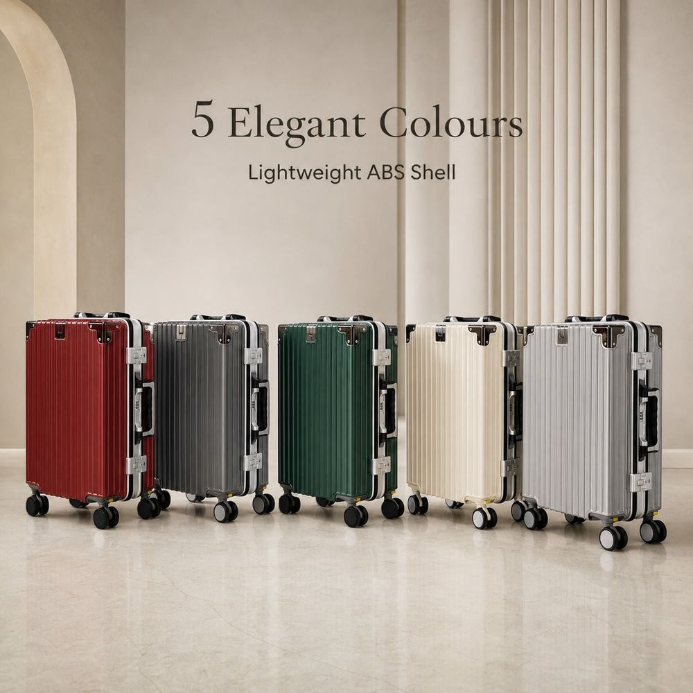 Walizka podręczna zatwierdzona – Aluminum Frame Carry On Luggage recenzja i cena