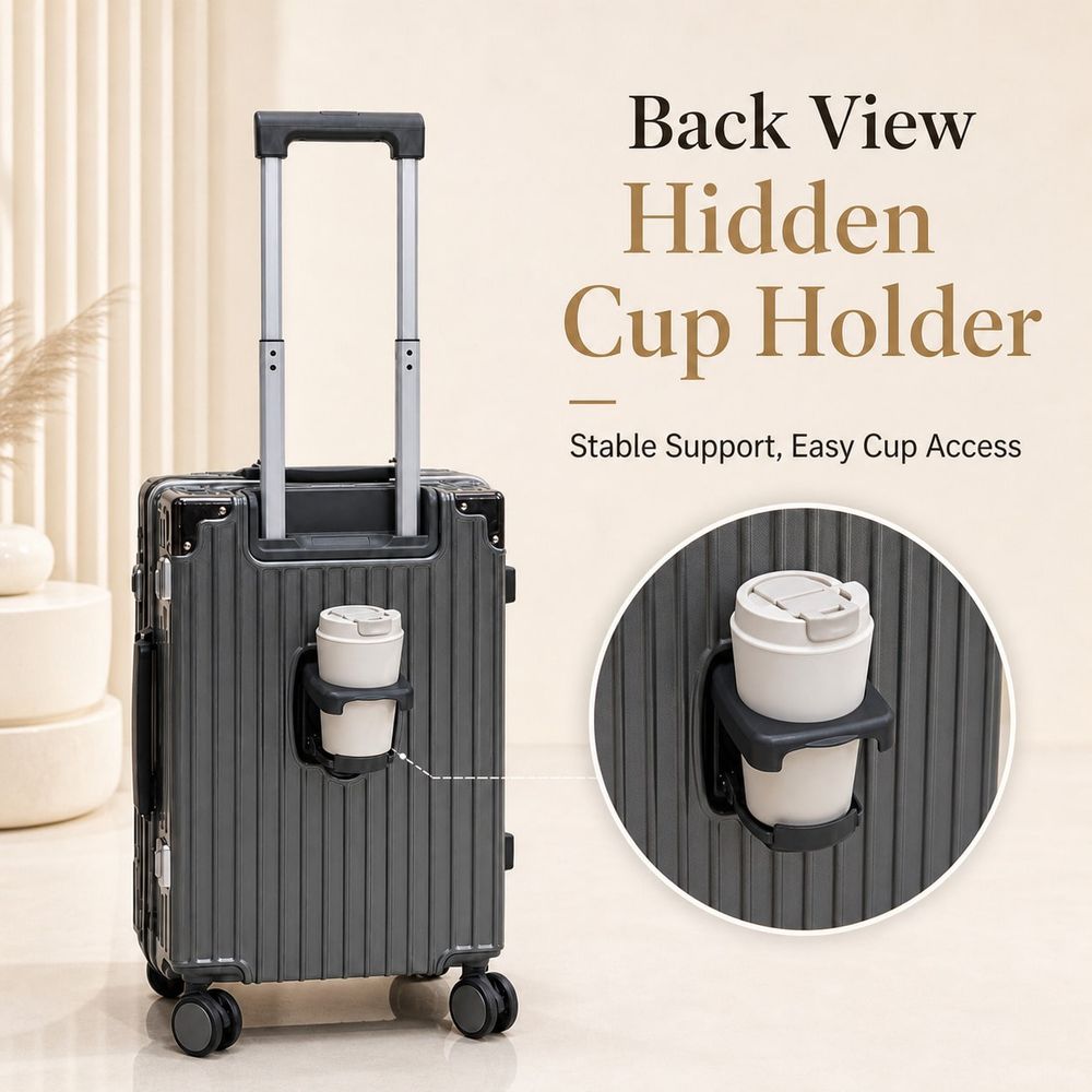 Walizka podręczna zatwierdzona – Aluminum Frame Carry On Luggage recenzja i cena