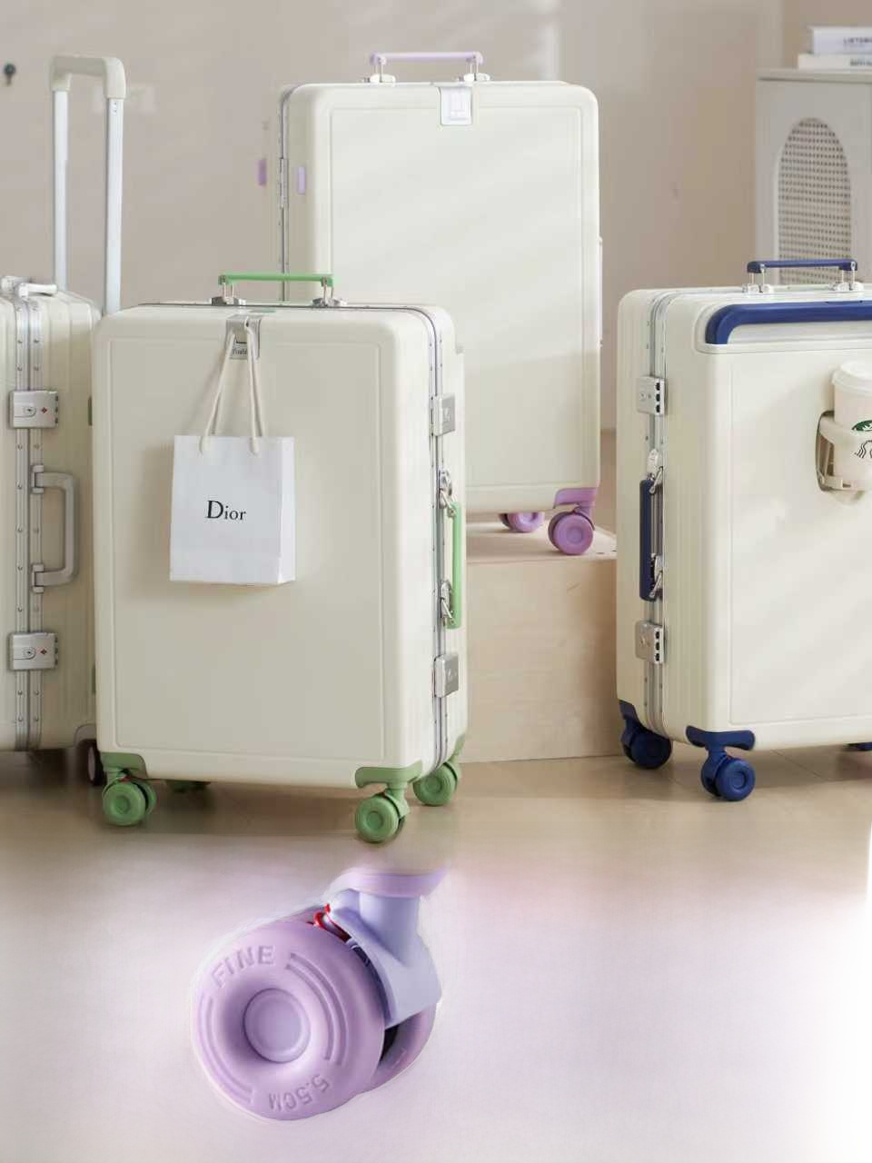 Nowa walizka podróżna o dużej  – Aluminum Frame Carry On Luggage recenzja i cena