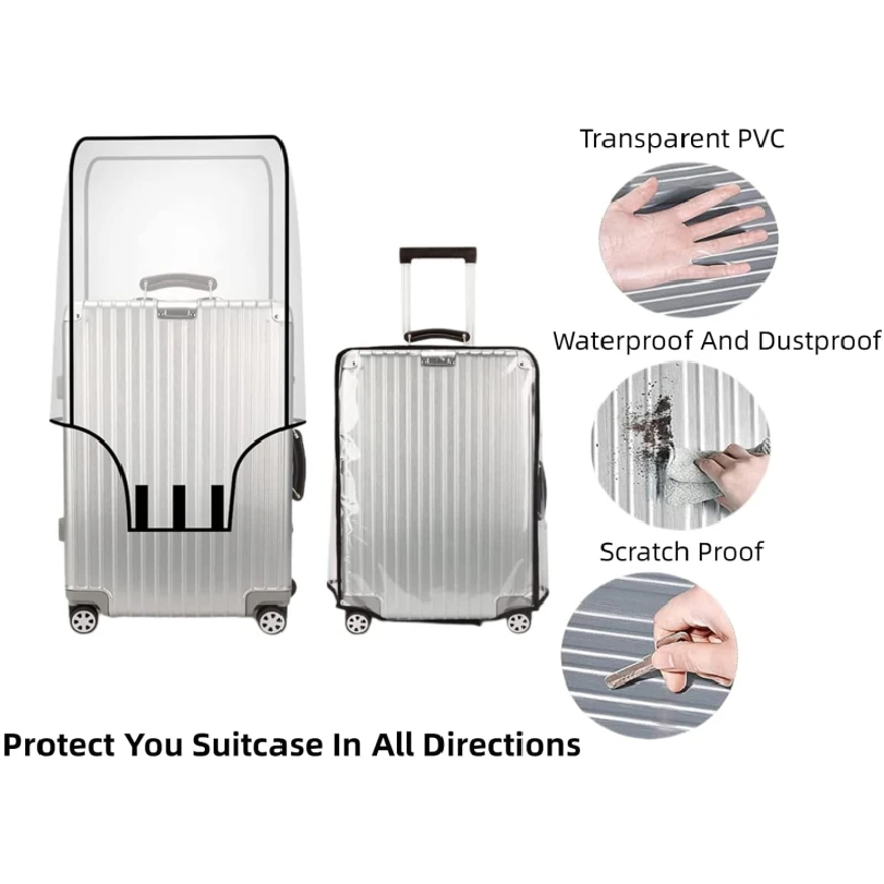 Nowy, przezroczysty pokrowiec  – Waterproof Suitcase Cover Protector recenzja i cena