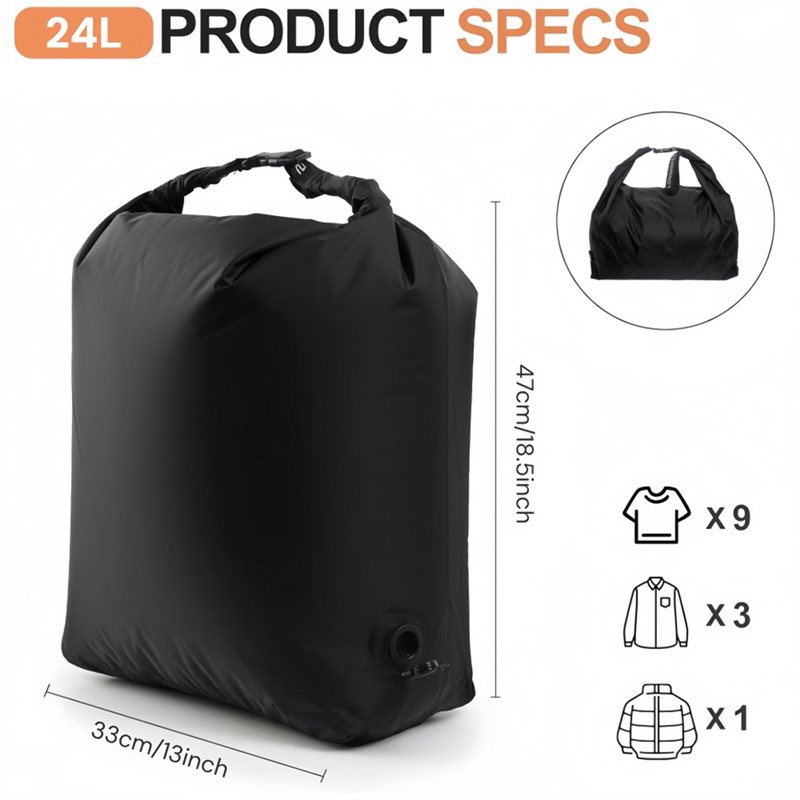 A25F - Organizer na ubrania wi – Foldable Rolling Luggage Bag recenzja i cena