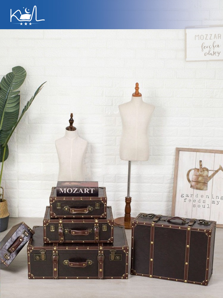 Dekoracyjna skrzynia w stylu v – Retro Vintage Trunk Suitcase recenzja i cena