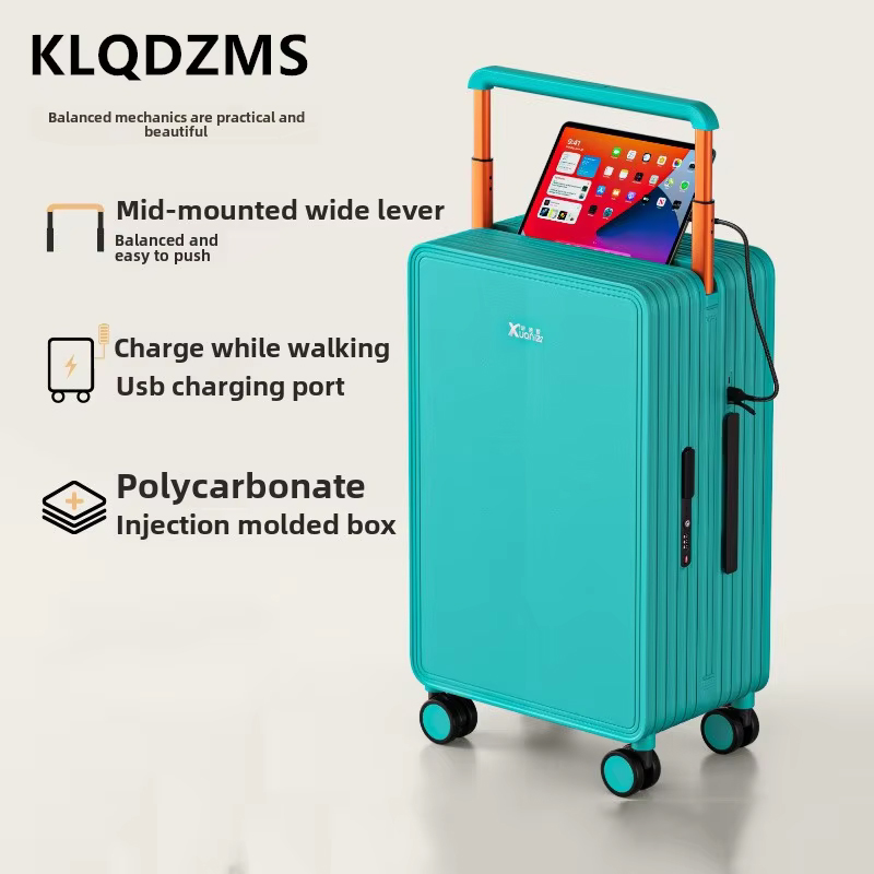 Walizka KLQDZMS ABS+PC, walizk – Spinner Wheel Rolling Suitcase 20 Inch recenzja i cena