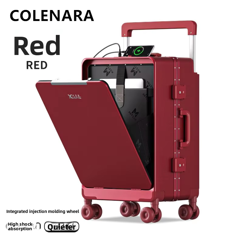 Walizka COLENARA ABS+PC z prze – Front Opening Laptop Luggage 24 Inch recenzja i cena
