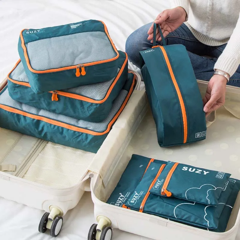 7/6 sztuk zestaw organizator p – Foldable Rolling Luggage Bag recenzja i cena