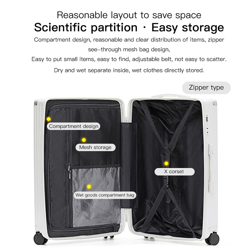 SUSHIMU Bagaż podręczny z uchw – Spinner Wheel Rolling Suitcase 20 Inch recenzja i cena