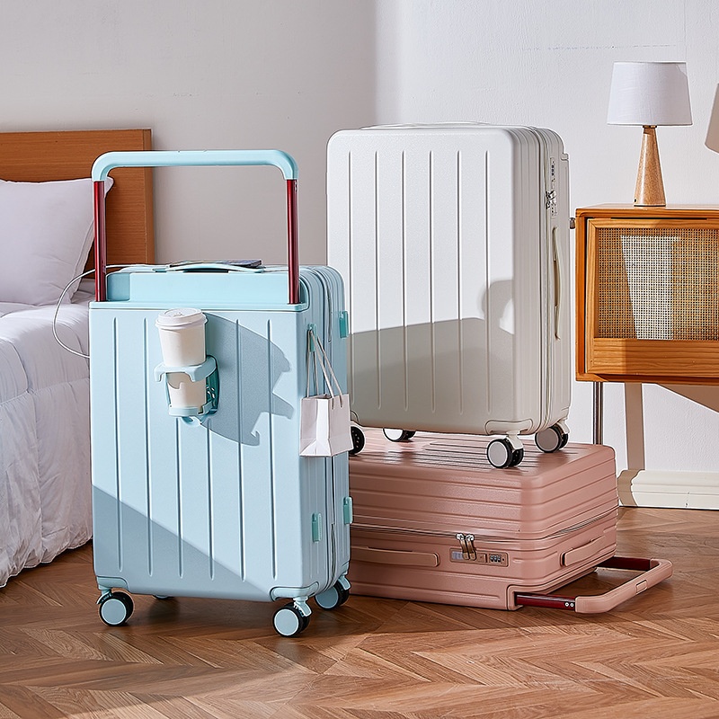 Walizka podróżna z szerokim uc – Spinner Wheel Rolling Suitcase 20 Inch recenzja i cena