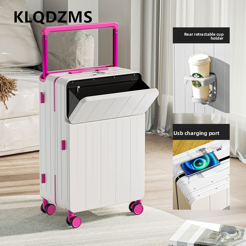 Walizka wielofunkcyjna KLQDZMS – Front Opening Laptop Luggage 24 Inch recenzja i cena