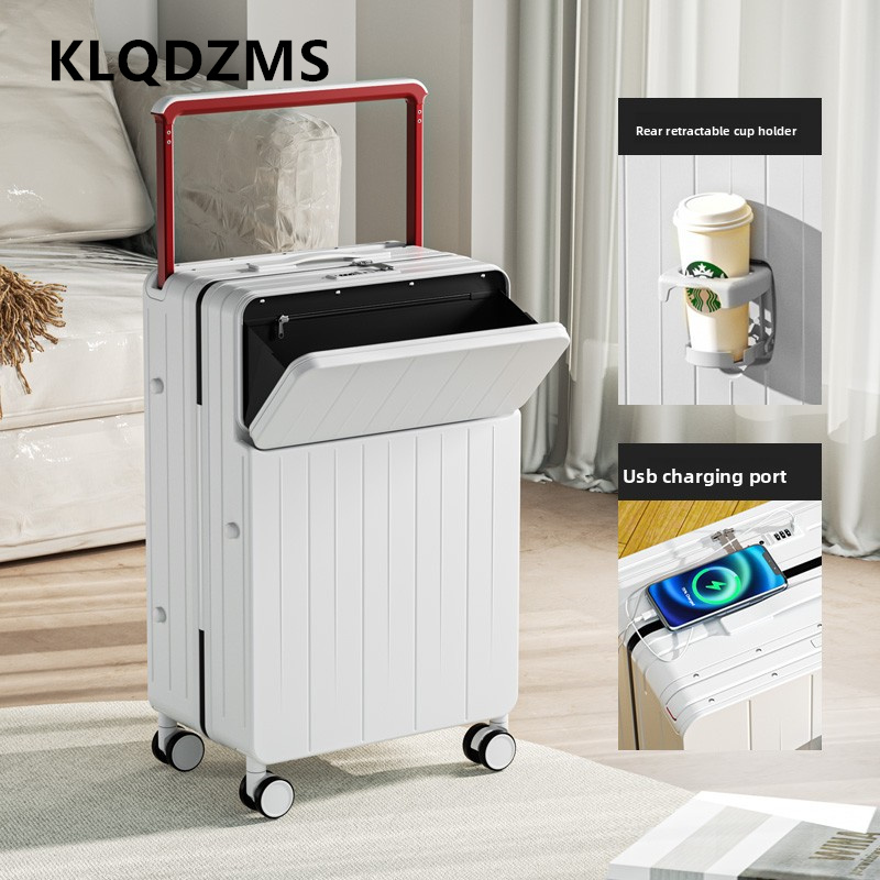 Walizka wielofunkcyjna KLQDZMS – Front Opening Laptop Luggage 24 Inch recenzja i cena