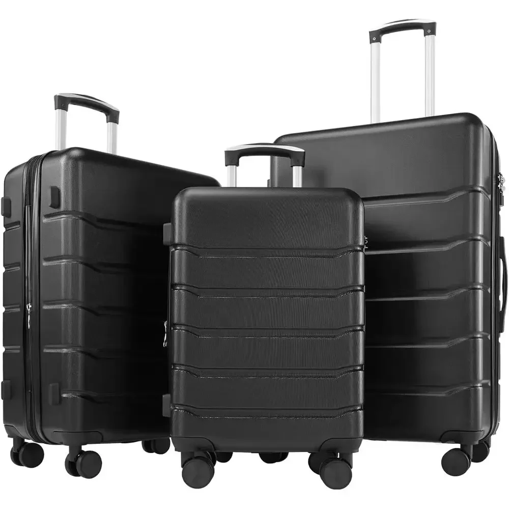 3-częściowy zestaw walizek na  – Expandable Hard Shell Luggage Set recenzja i cena