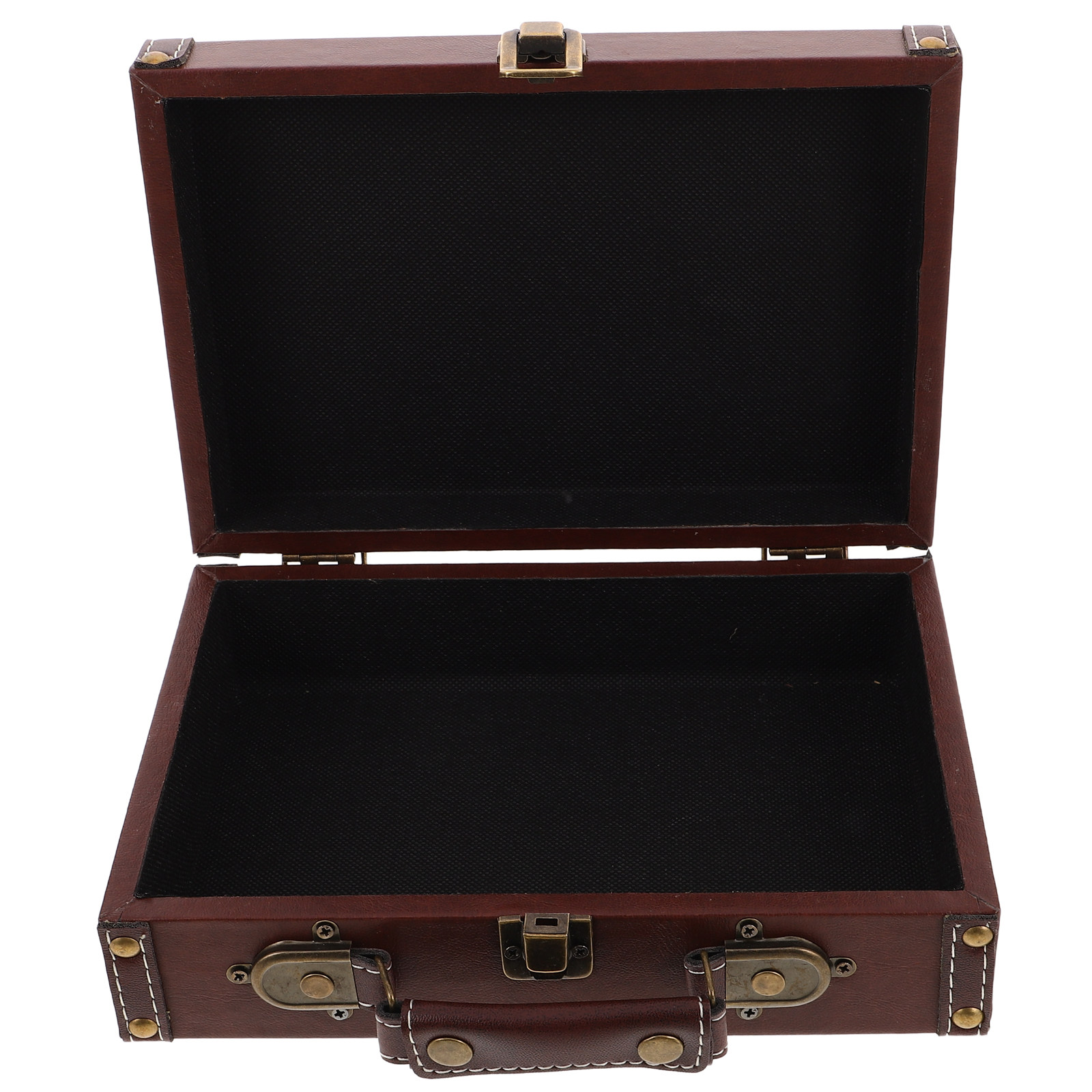 Antyczne drewniane pudełko do  – Retro Vintage Trunk Suitcase recenzja i cena