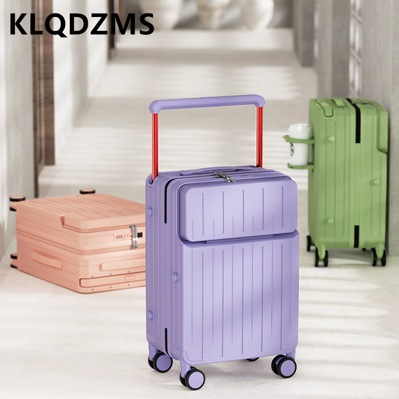 KLQDZMS 24-calowa walizka z pr – Front Opening Laptop Luggage 24 Inch recenzja i cena