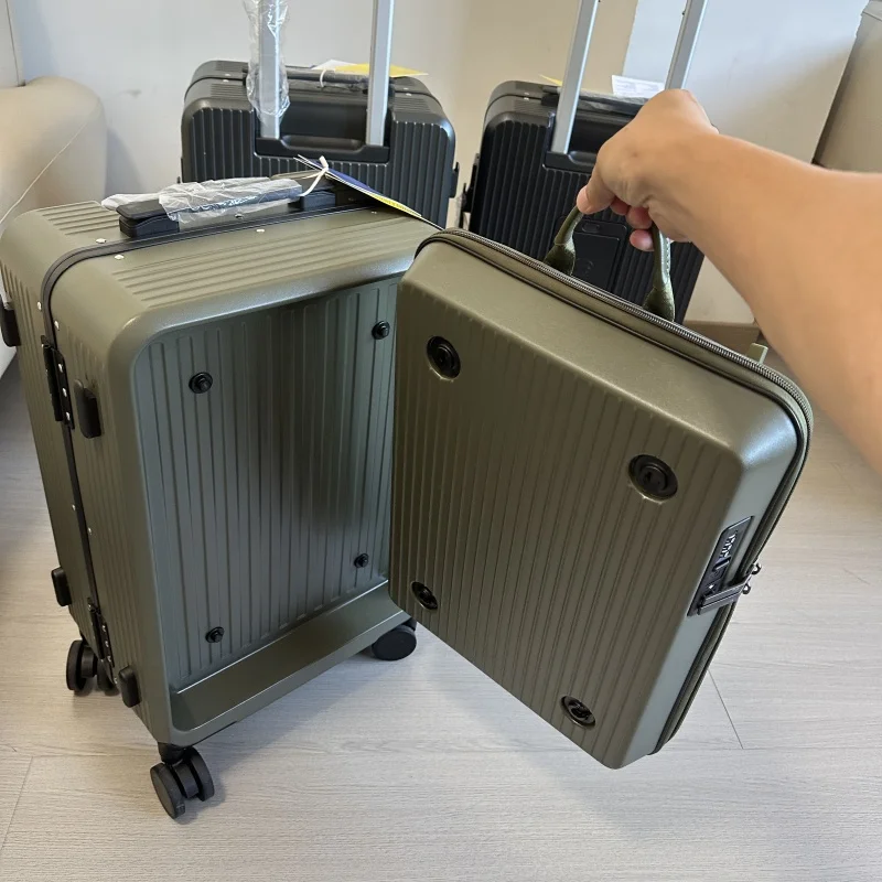 Walizka 2-w-1 z odłączanym ple – Aluminum Frame Carry On Luggage recenzja i cena