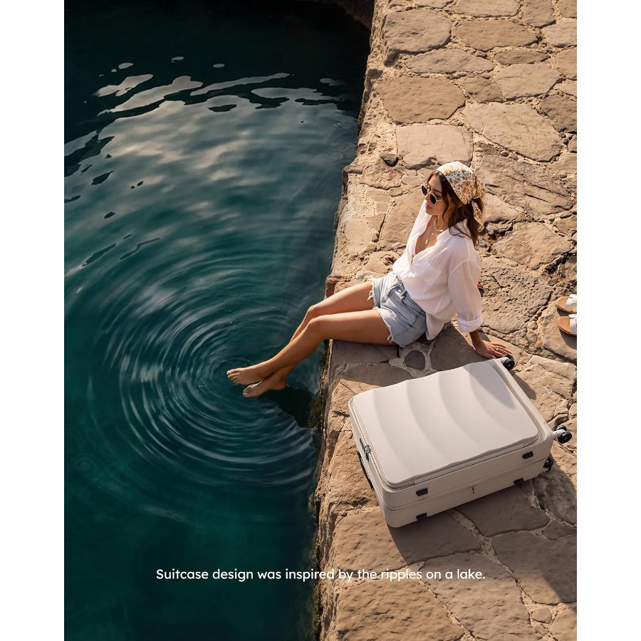 Zestaw 2 sztuk bagażu z górnym – Expandable Hard Shell Luggage Set recenzja i cena