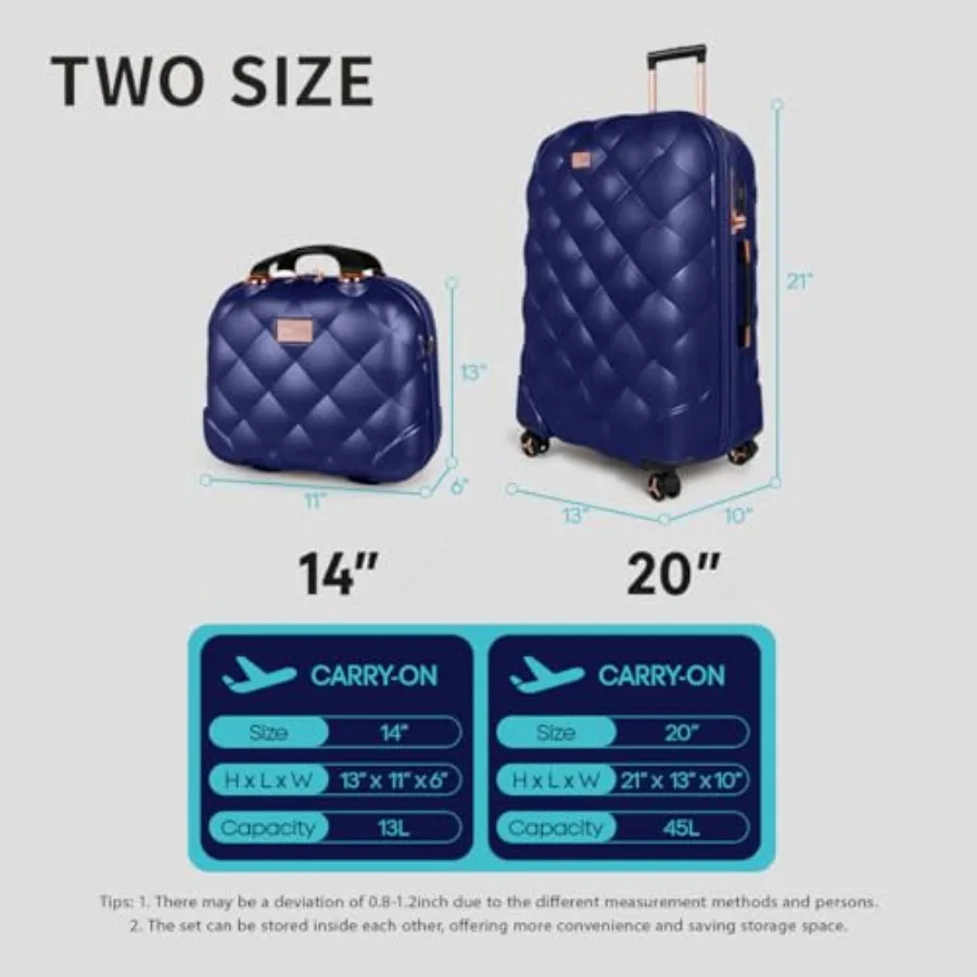 Dwuczęściowy zestaw: walizka p – Expandable Hard Shell Luggage Set recenzja i cena