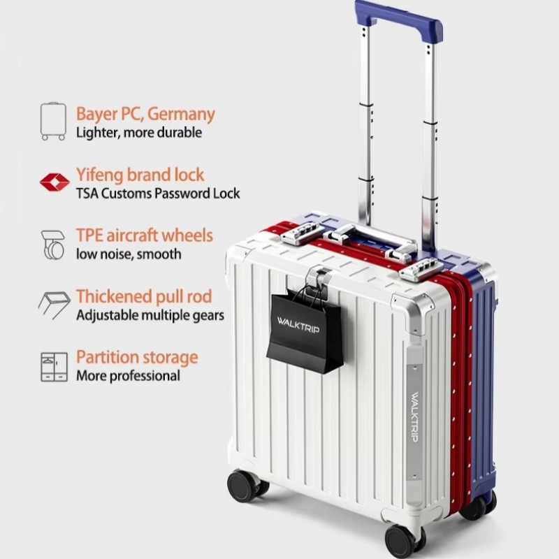 Walizka na kółkach 18 cali, po – Aluminum Frame Carry On Luggage recenzja i cena