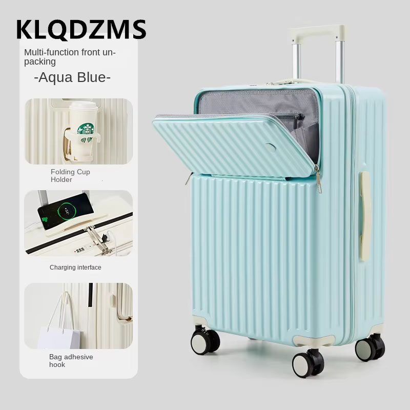 KLQDZMS Walizka męska na kółka – Spinner Wheel Rolling Suitcase 20 Inch recenzja i cena
