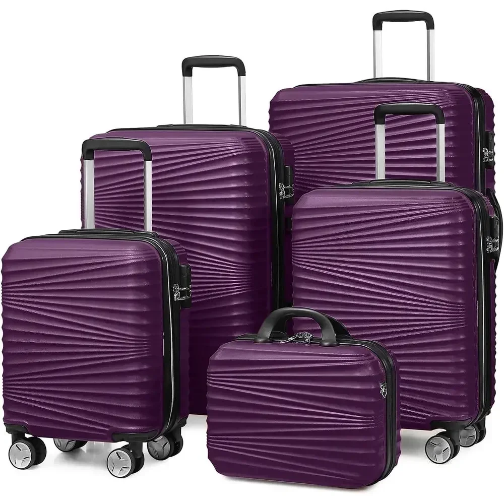 5-częściowy zestaw walizek z t – Expandable Hard Shell Luggage Set recenzja i cena