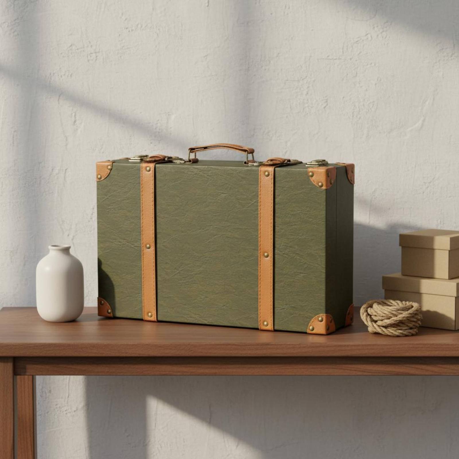 3-częściowy zestaw walizek w s – Retro Vintage Trunk Suitcase recenzja i cena