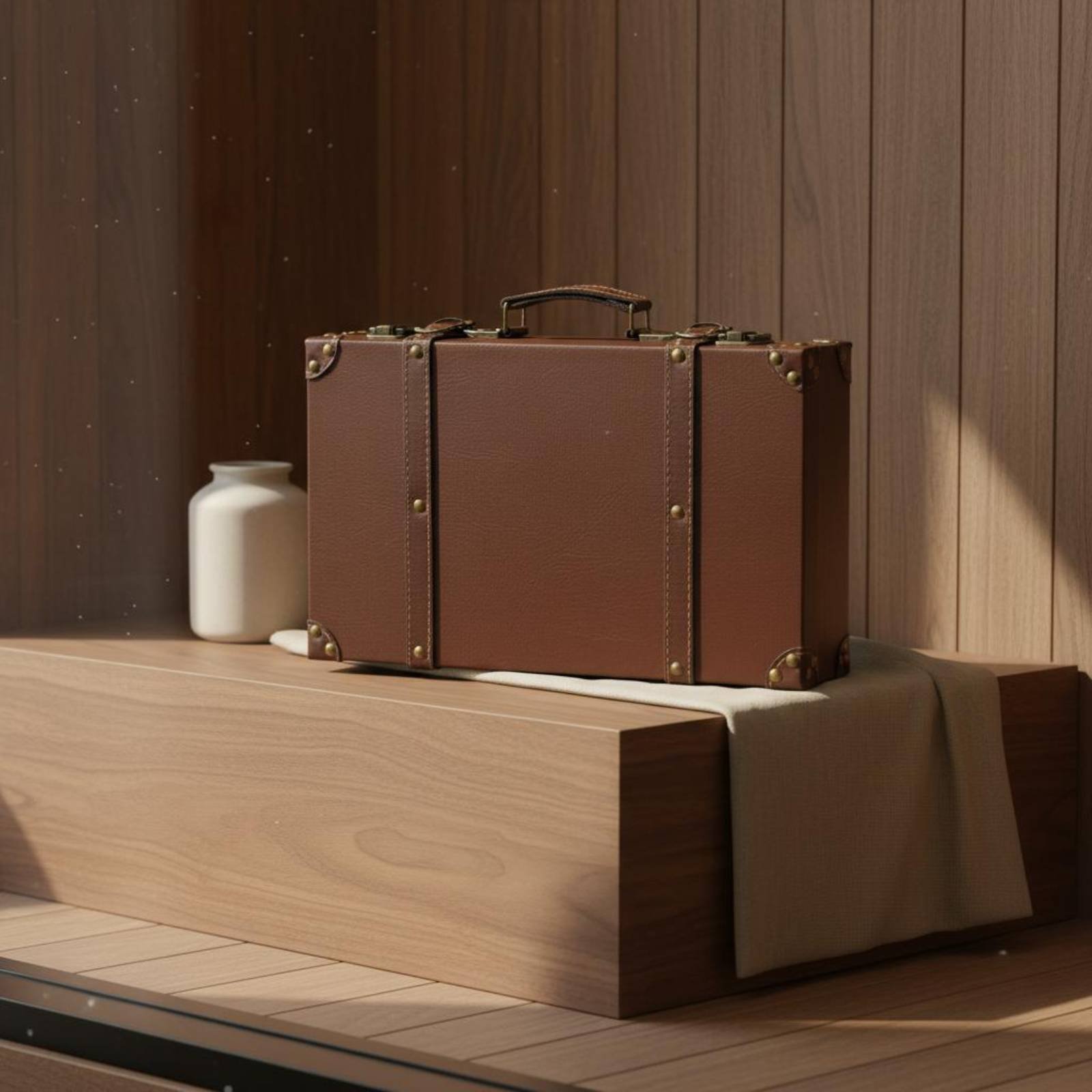 3-częściowy zestaw walizek w s – Retro Vintage Trunk Suitcase recenzja i cena