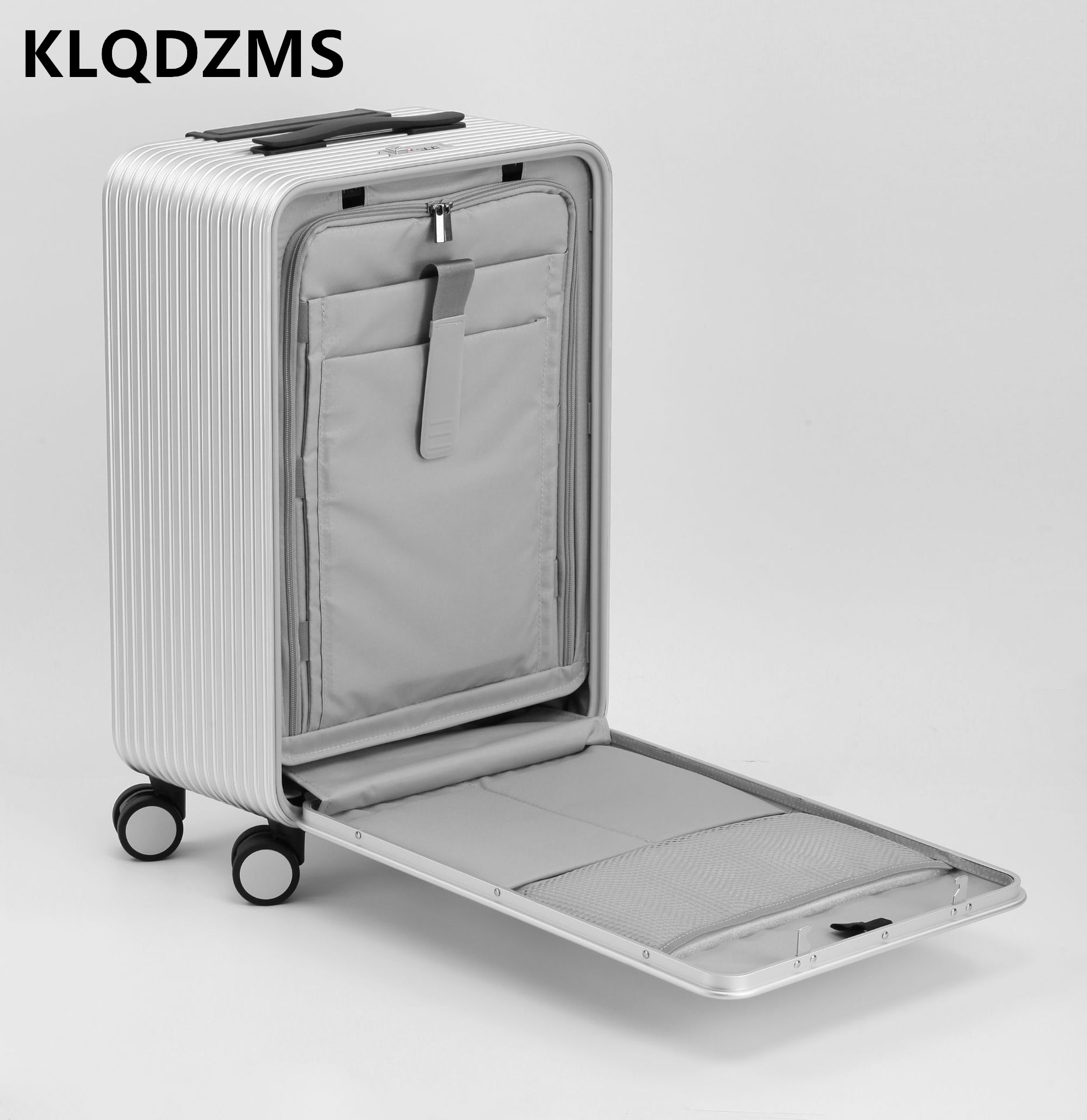 KLQDZMS Bagaż Całkowicie alumi – Front Opening Laptop Luggage 24 Inch recenzja i cena