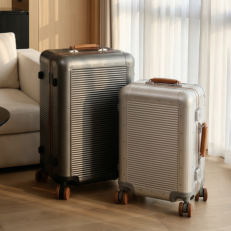 Duża, modna walizka na kółkach – Aluminum Frame Carry On Luggage recenzja i cena
