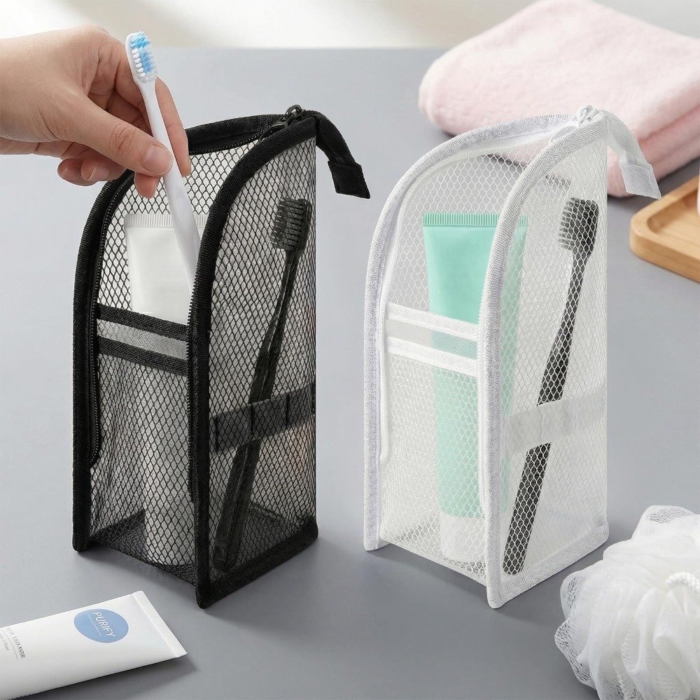 Siatkowa kosmetyczka oddychają – Cosmetic Bags recenzja i cena