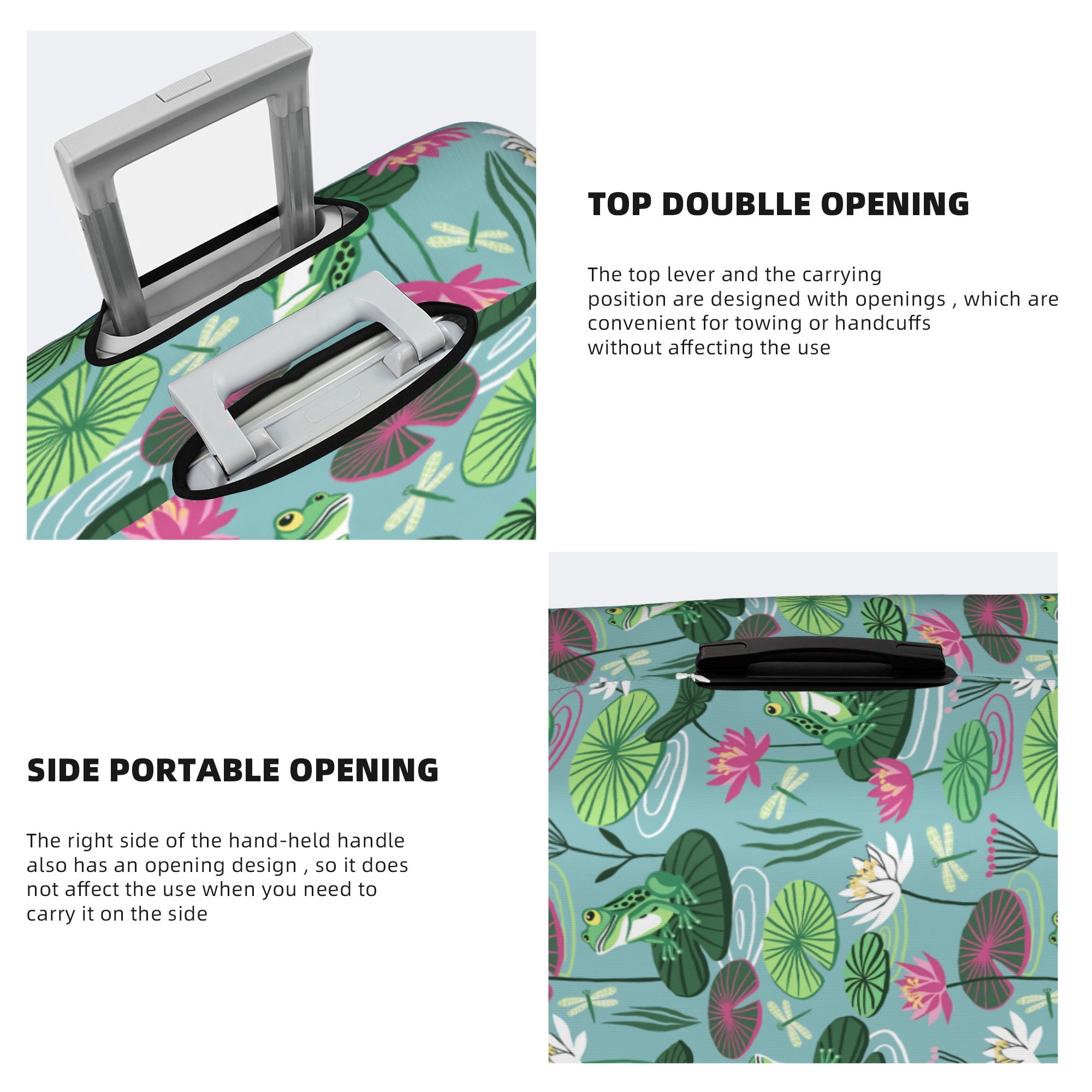 Pokrowiec na walizkę z motywem – Waterproof Suitcase Cover Protector recenzja i cena