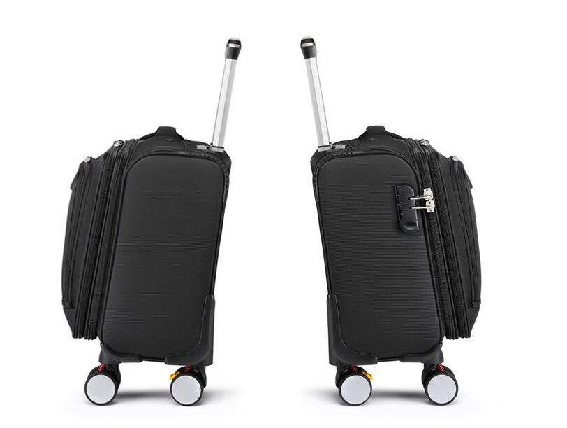 Męskie biznesowe 18-calowe wal – Spinner Wheel Rolling Suitcase 20 Inch recenzja i cena