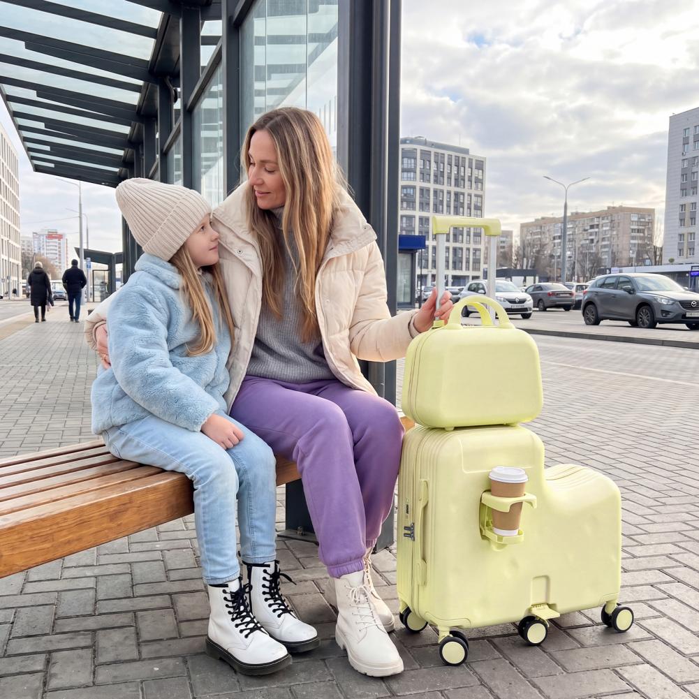 Zabawny skuter dla dzieci, 20  – Kids Ride On Suitcase Scooter recenzja i cena
